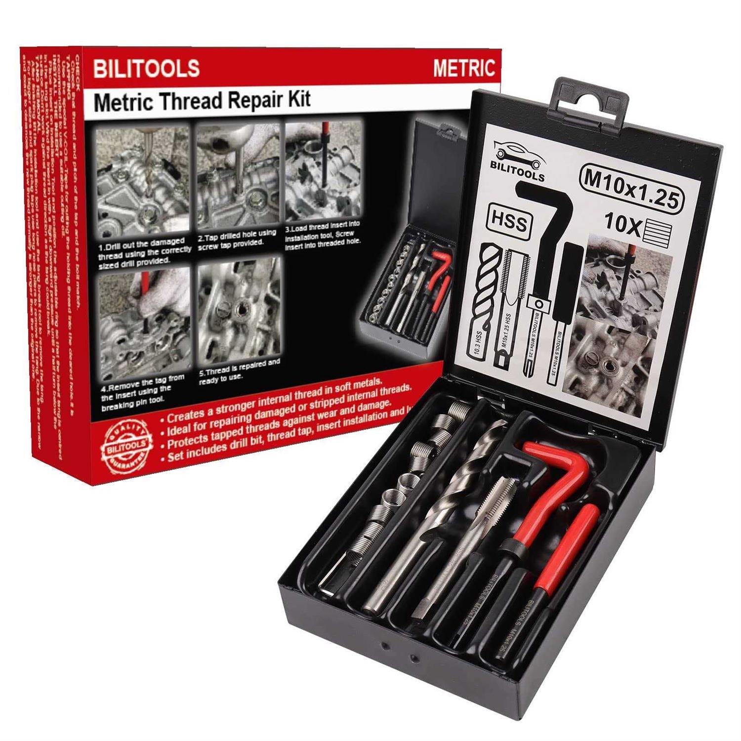 BILITOOLS M10x1.25 Thread Repair Kit - Cheap Fitting