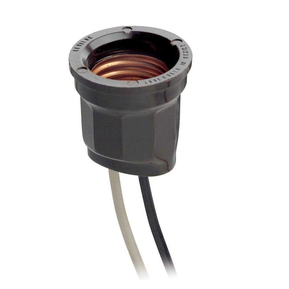 Leviton 157 Keyless Incandescent Lampholder Medium Base - Cheap Fitting