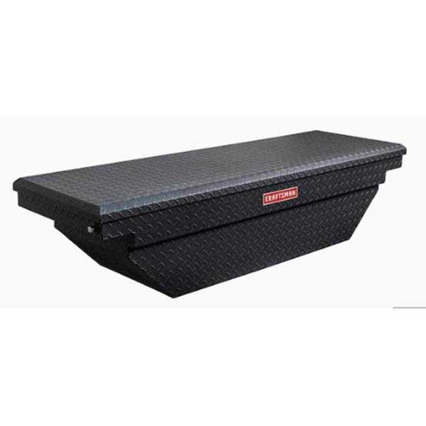 CRAFTSMAN 61.5-in x 20-in x 13-in Matte Black Aluminum Crossover Truck Tool Box Rubber | CMXTBAD73217204 - Cheap Fitting