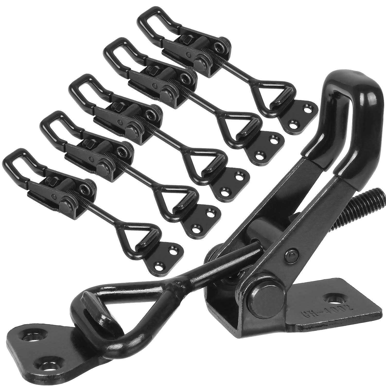ASelected Black Toggle Latch Clamp 6Pcs Heavy Duty Adjustable Toggle Clamp - Cheap Fitting