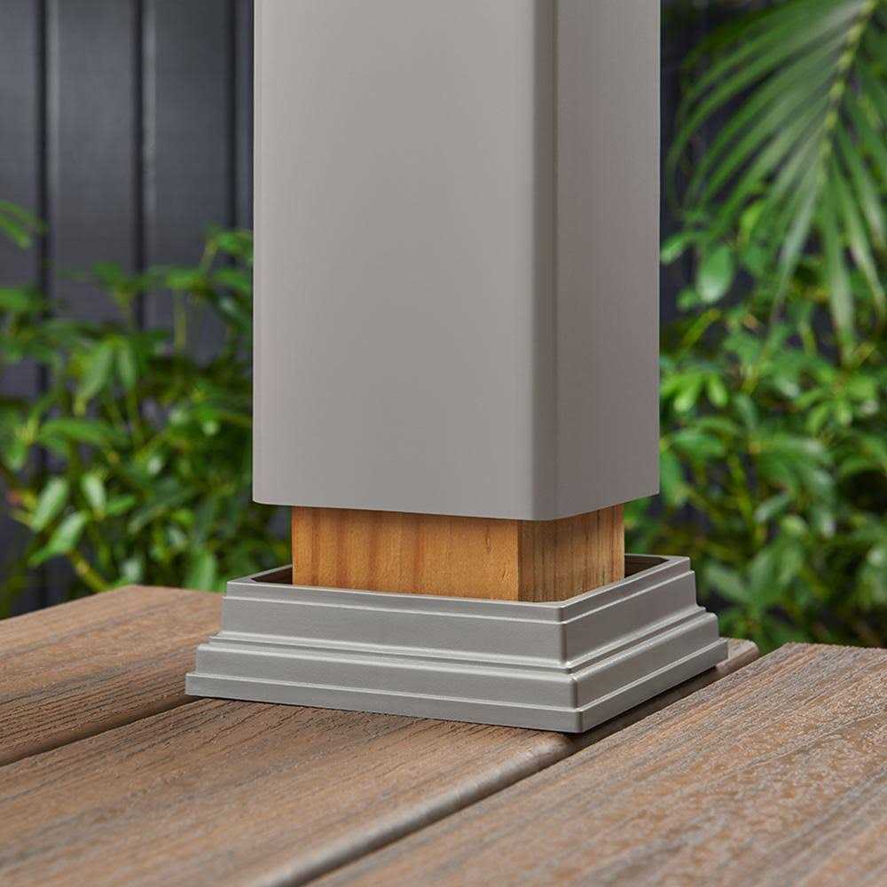 Trex Transcend 4 in. x 4 in. Gravel Path Composite Post Sleeve Skirt - Cheap Fitting