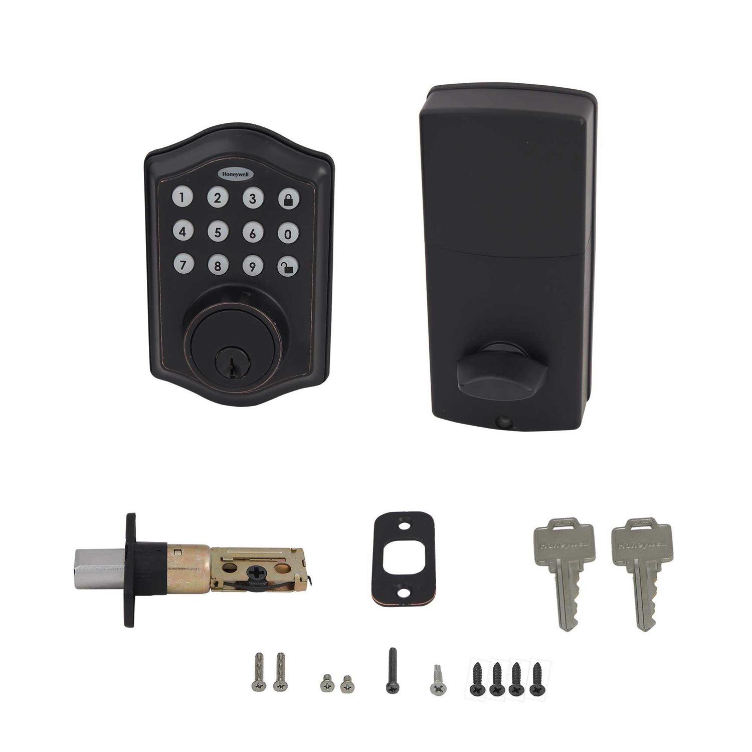 Honeywell Electronic Deadbolt Door Lock with Keypad - Cheap Fitting
