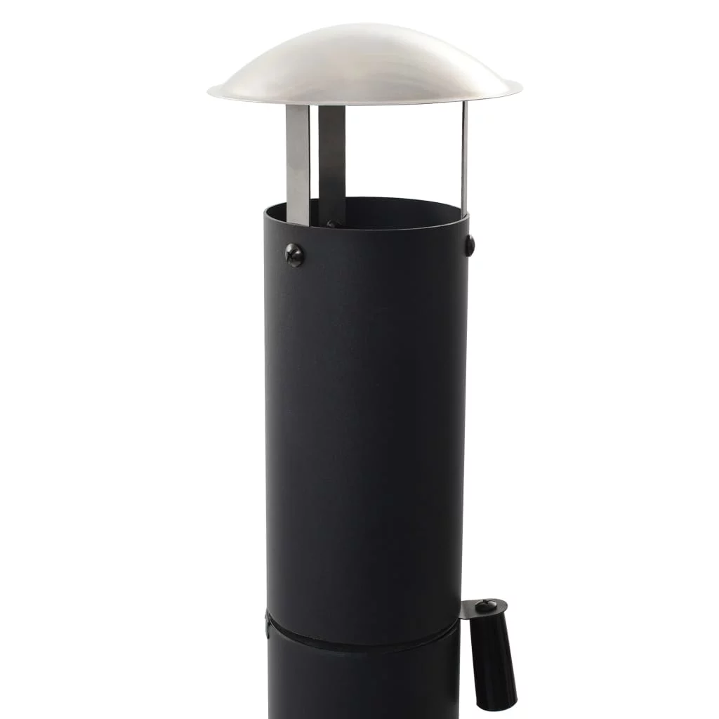 vidaXL Charcoal Fired Outdoor Pizza Oven with Fireclay Stone - Cheap Fitting