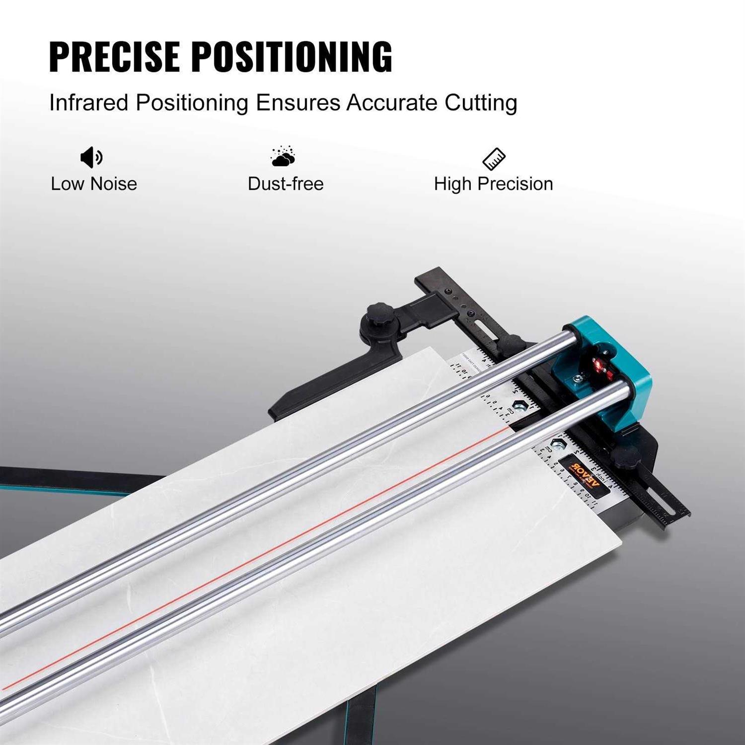 VEVOR Manual Tile Cutter 48 inch Porcelain Ceramic Tile Cutter with Tungsten Carbide Cutting Wheel - Cheap Fitting