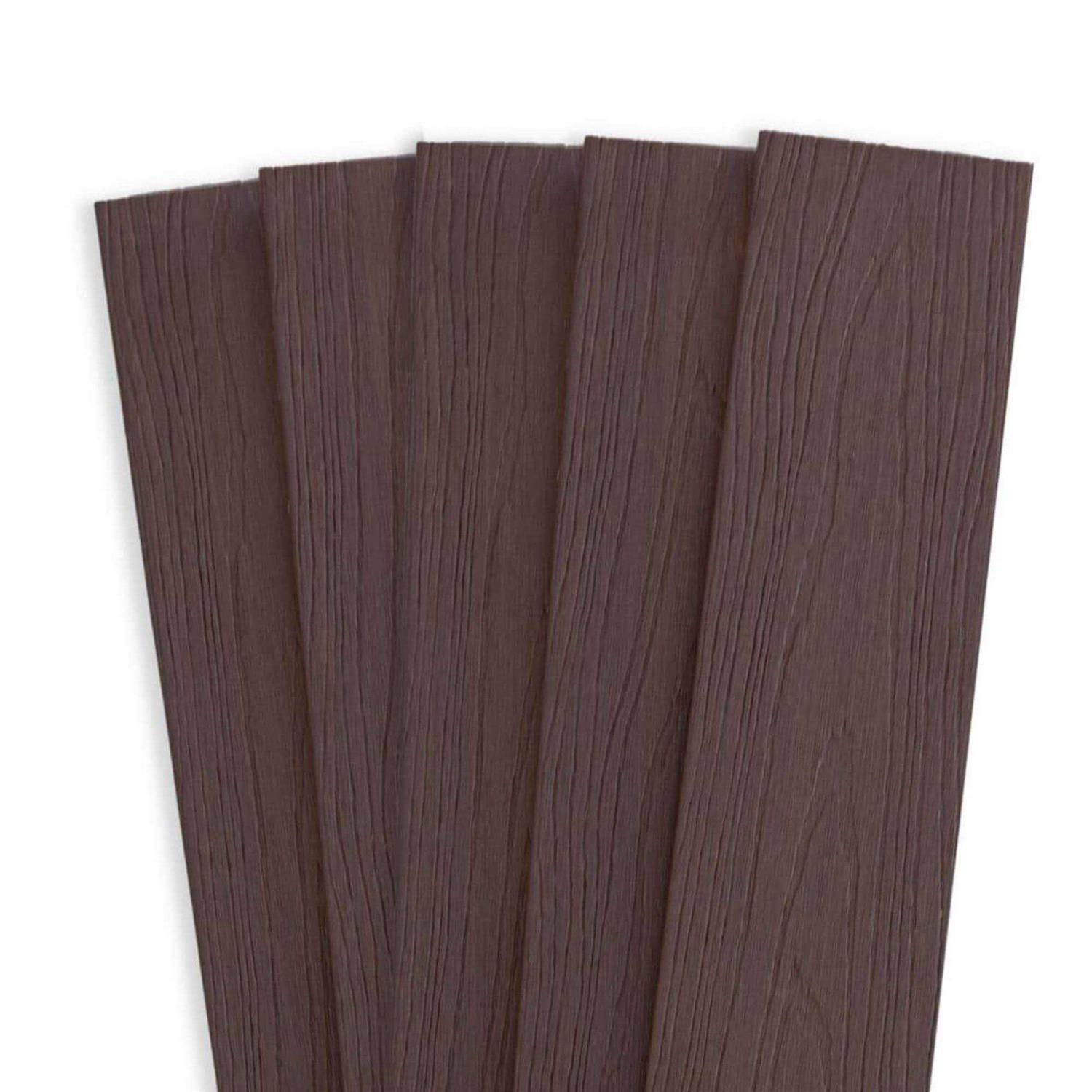 Frame It All 0.40 in. x 5.51 in. x 70.20 Capped Composite Flat Top Fence Picket - Cheap Fitting