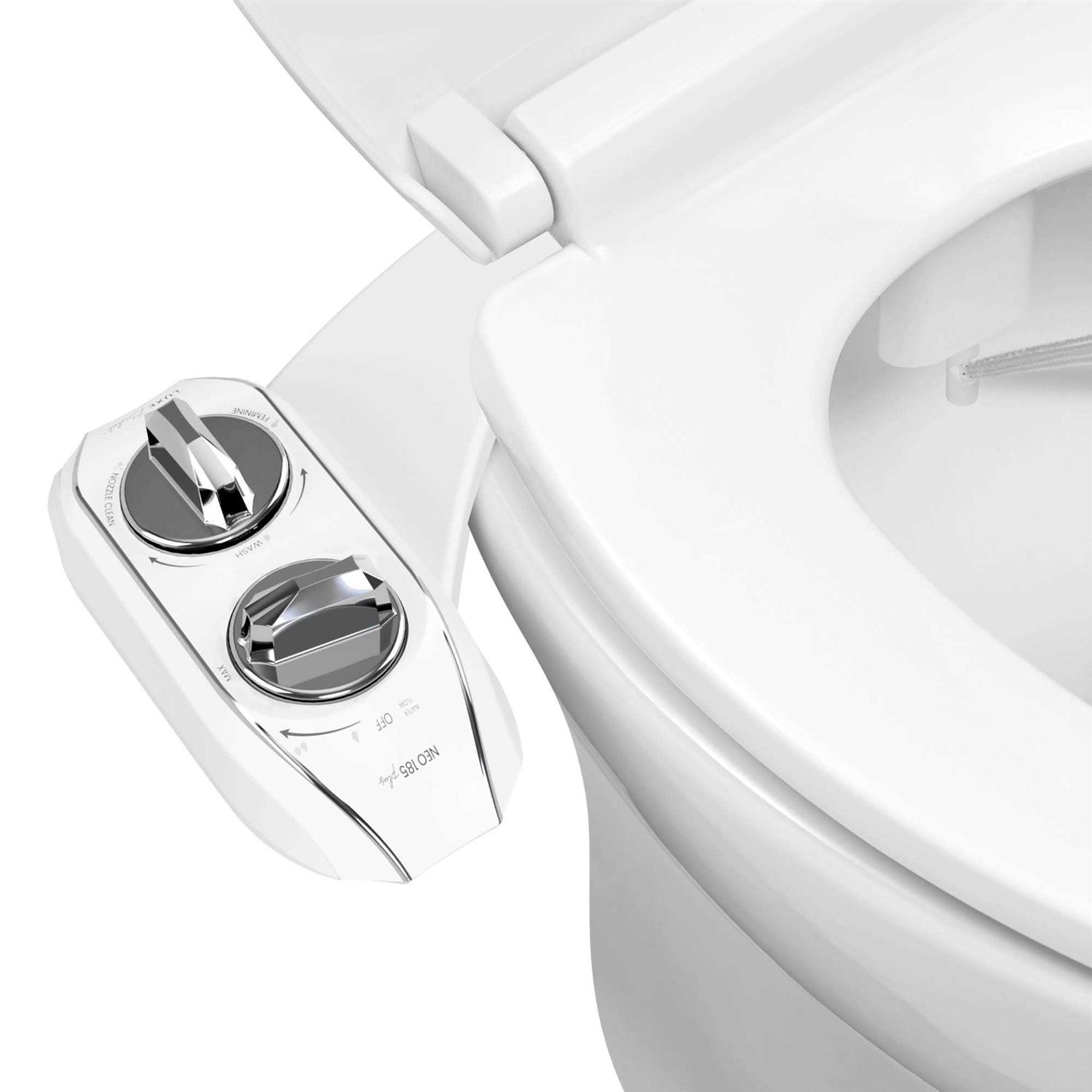 Luxe Bidet NEO 185 Plus Next-Generation Bidet Toilet Seat Attachment - Cheap Fitting