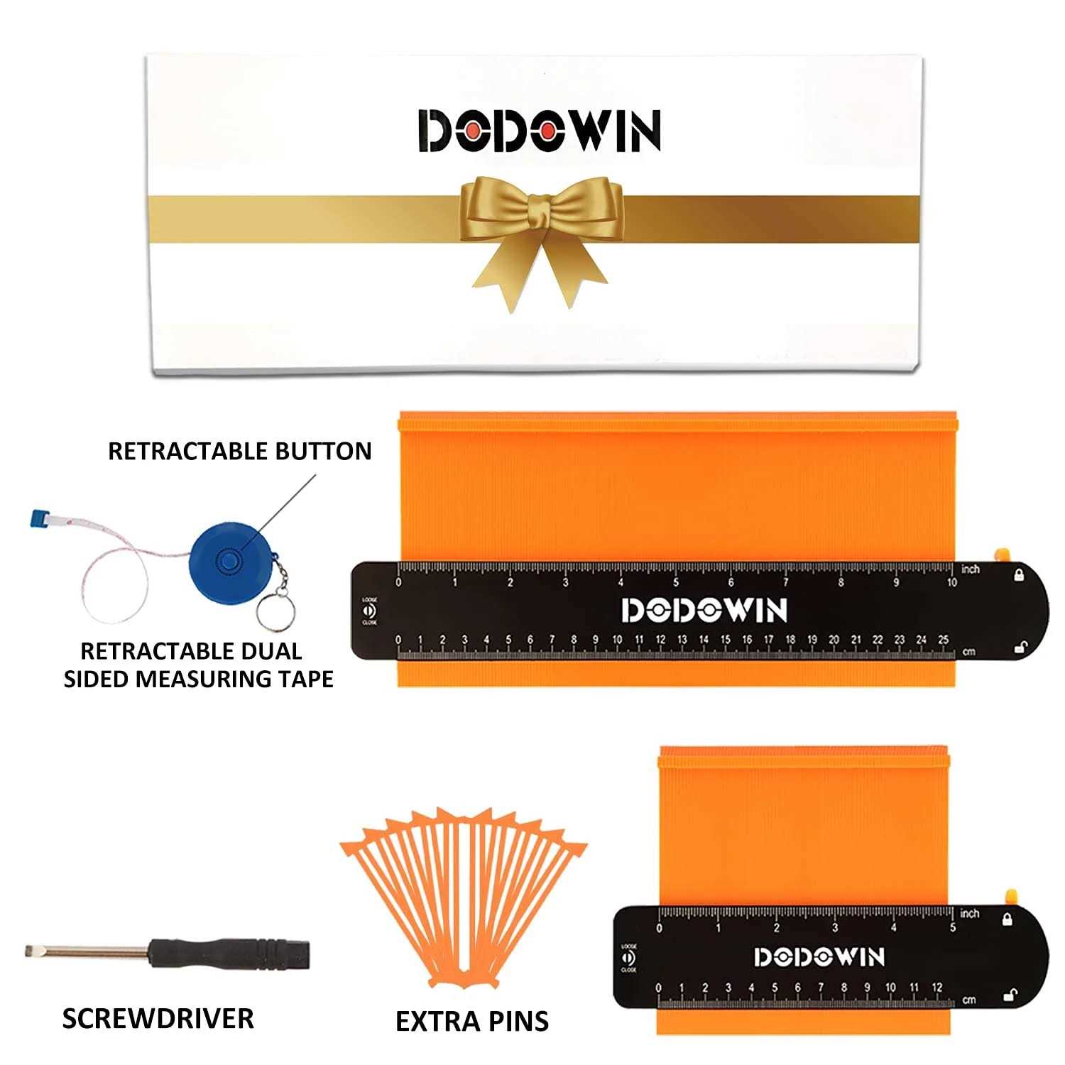 dodowin Contour Gauge Profile Tools Gifts for Men Husband Dad Him - Cheap Fitting