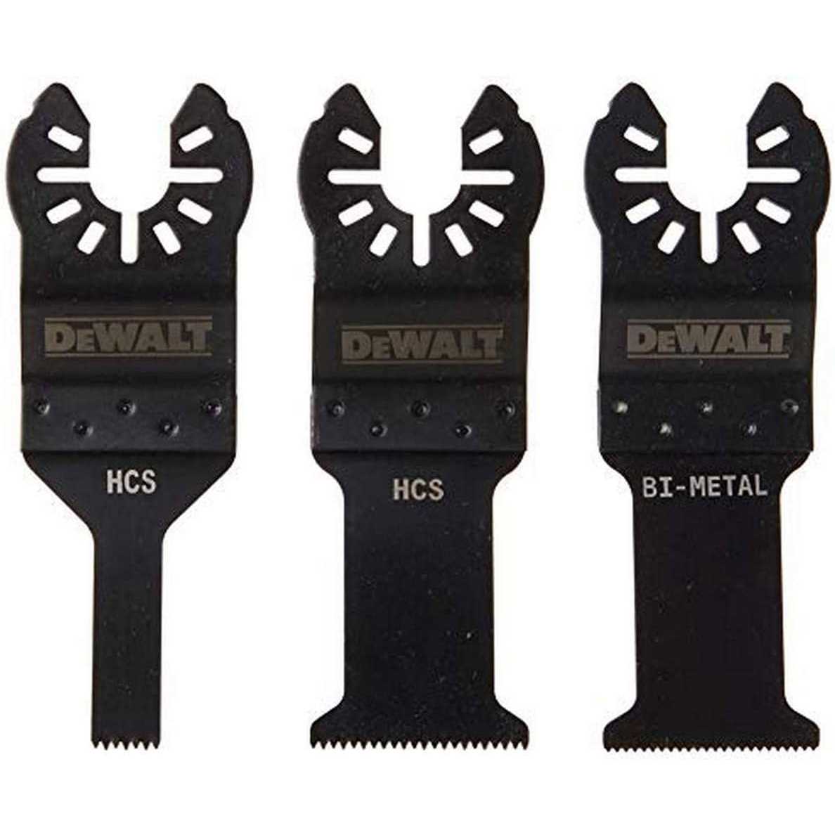DEWALT DWA4215 Oscillating Blade Set - Cheap Fitting