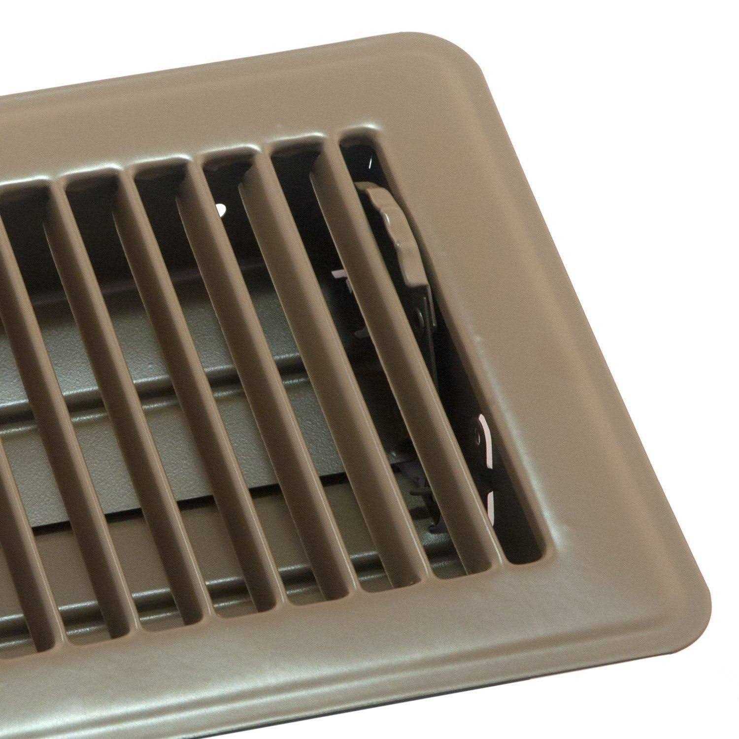 Accord Abfrbr412 Floor Register with Louvered Design - Cheap Fitting