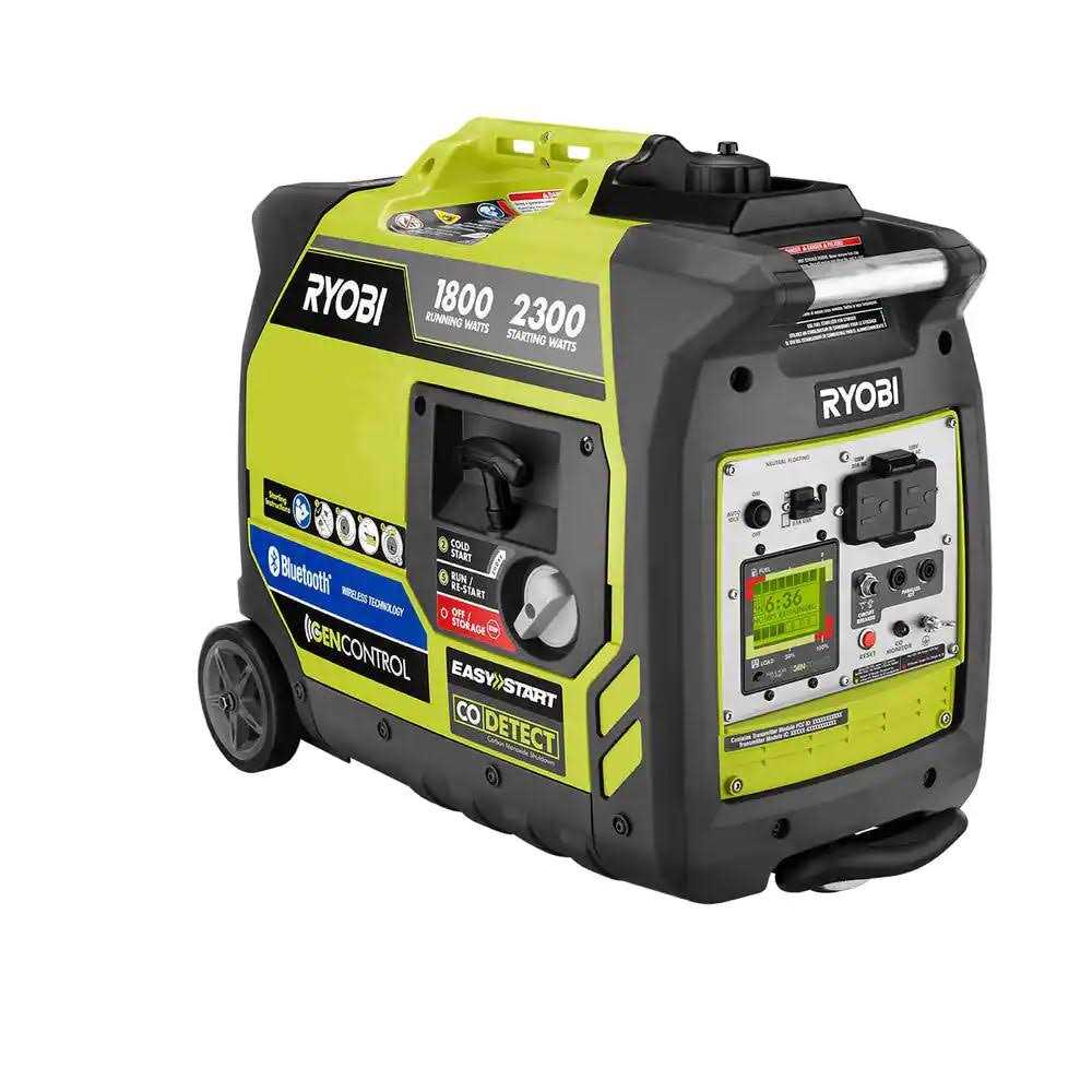 RYOBI 2,300-Watt Recoil Start Bluetooth Super Quiet Gasoline Powered Digital Inverter Generator with CO Shutdown Sensor - Cheap Fitting