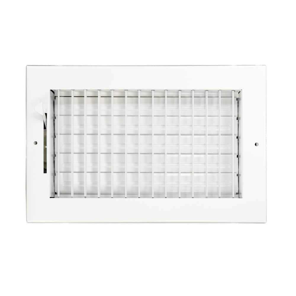 Venti Air 10 in x 8 in Adjustable Single Deflection 1 Way Supply Register - Cheap Fitting