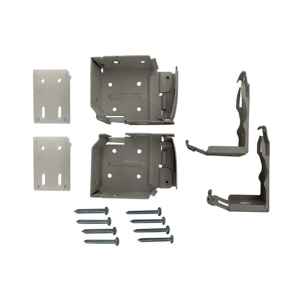 Home Decorators Collection 2.5 in. Cordless Faux Wood Side Mounting Brackets Set - Cheap Fitting