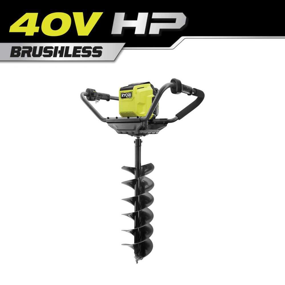 RYOBI 40V HP Brushless Cordless Earth Auger with 8 in. Bit (Tool Only) - Cheap Fitting