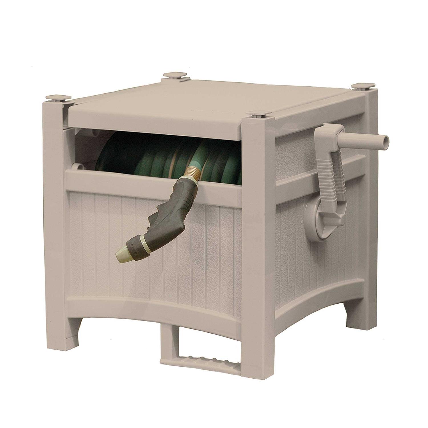 Suncast PHT100 Hose Reel with Tracker Hose Hideaway - Cheap Fitting