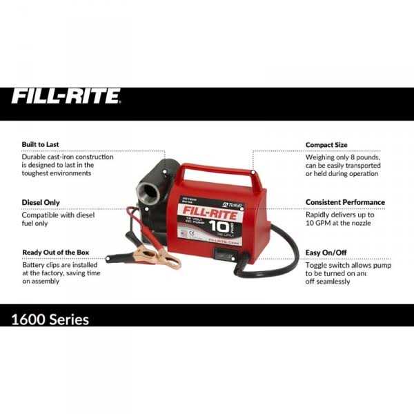 Fill-Rite FR1612 Fuel Transfer Pump - Cheap Fitting