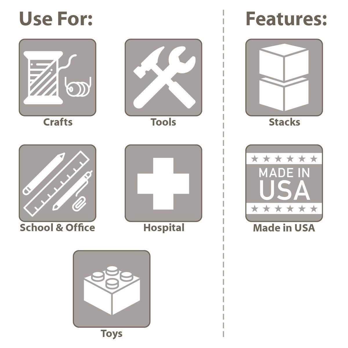 Akro-Mils 09514 ProBox 14-inch Plastic Toolbox for Tools, Hobby or Craft Storage Toolbox with Removable Tray - Cheap Fitting