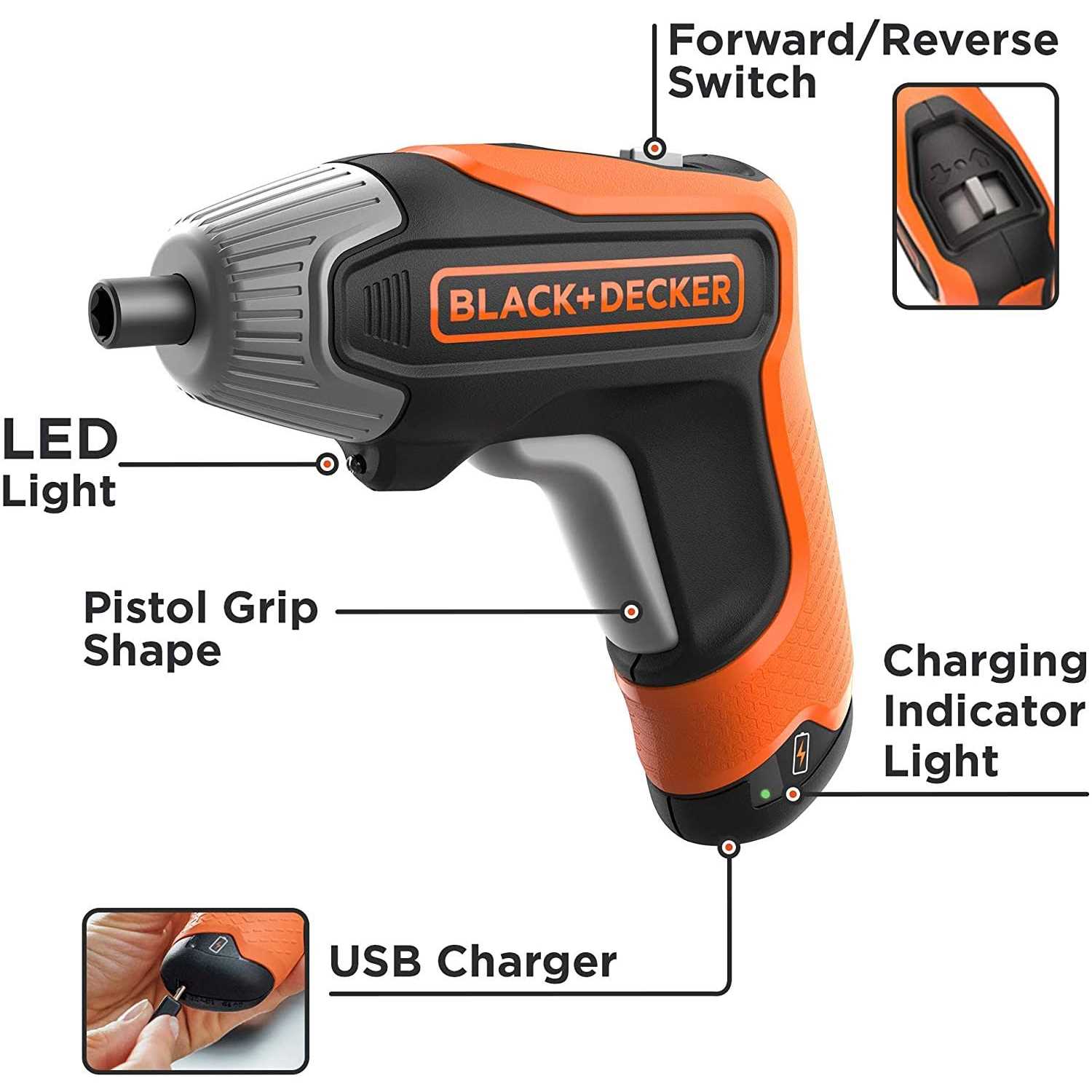 beyond by BLACK+DECKER 4V MAX* Cordless Screwdriver - Cheap Fitting