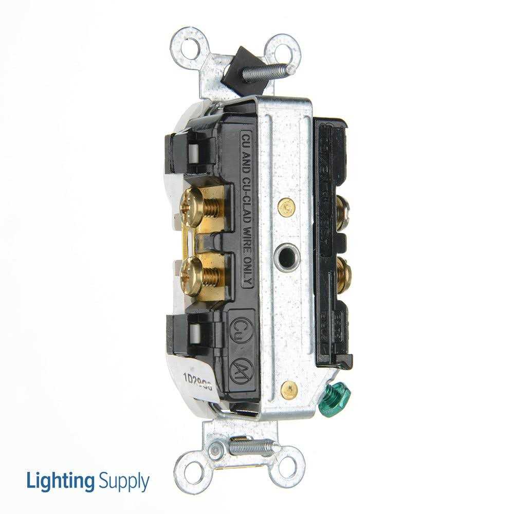 Leviton 5031-W Commercial Grade Duplex Receptacle - Cheap Fitting