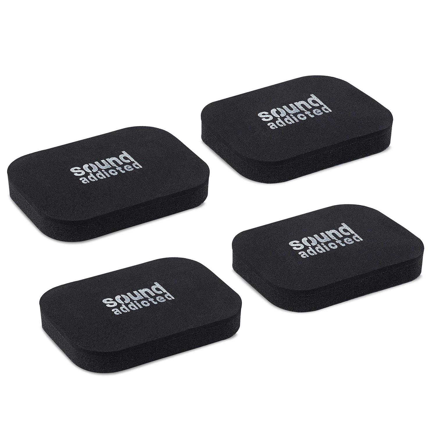 Sound Addicted Isolation Pads for Soundbar Anti Vibrations Foam Pads Feet 3.5” x 2.5” x 0.65” Suitable for Most Soundbars - Cheap Fitting