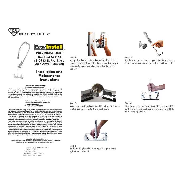 T&S Brass B-0133-B Pre-Rinse Faucet - Cheap Fitting