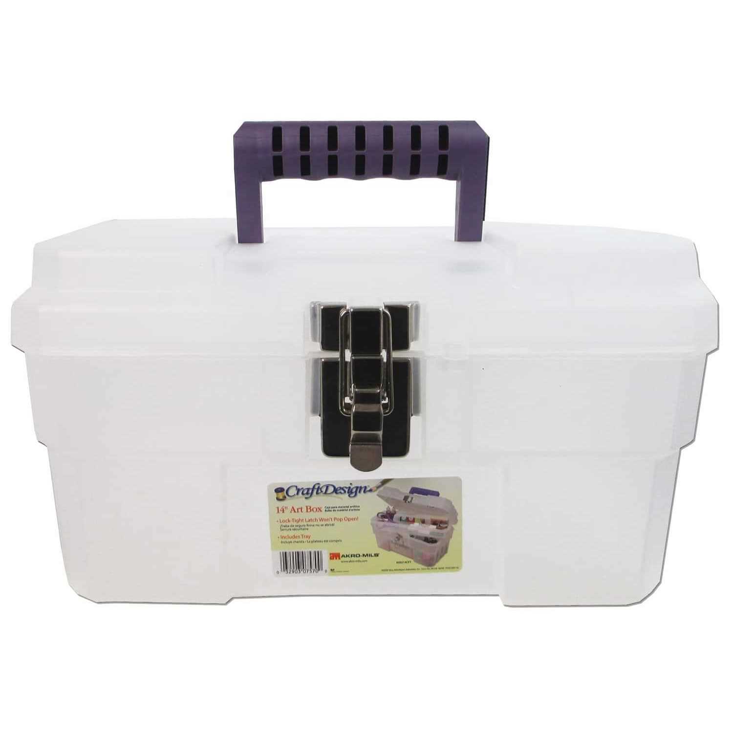 Akro-Mils 09514 ProBox 14-inch Plastic Toolbox for Tools, Hobby or Craft Storage Toolbox with Removable Tray - Cheap Fitting