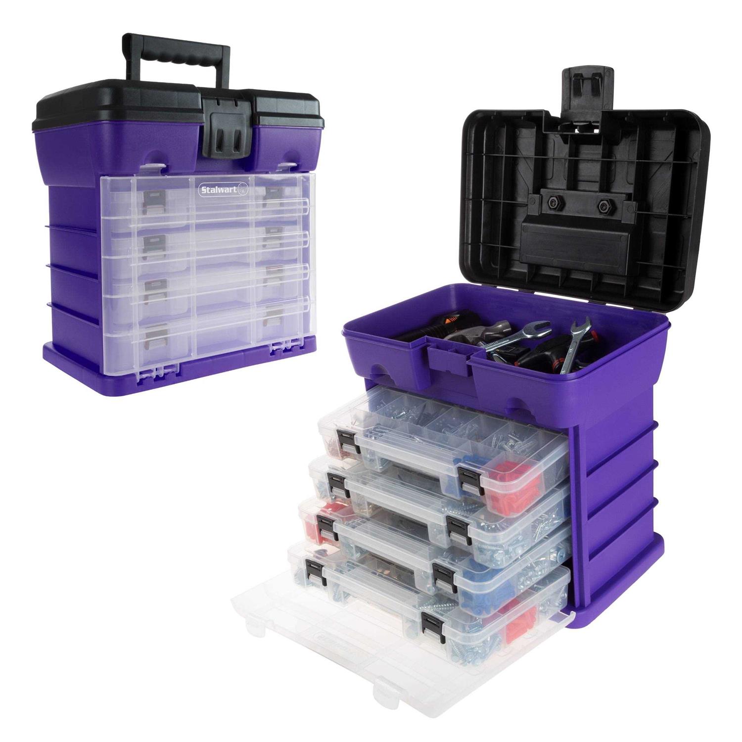Stalwart Durable Organizer Utility Storage & Tool Box - Cheap Fitting
