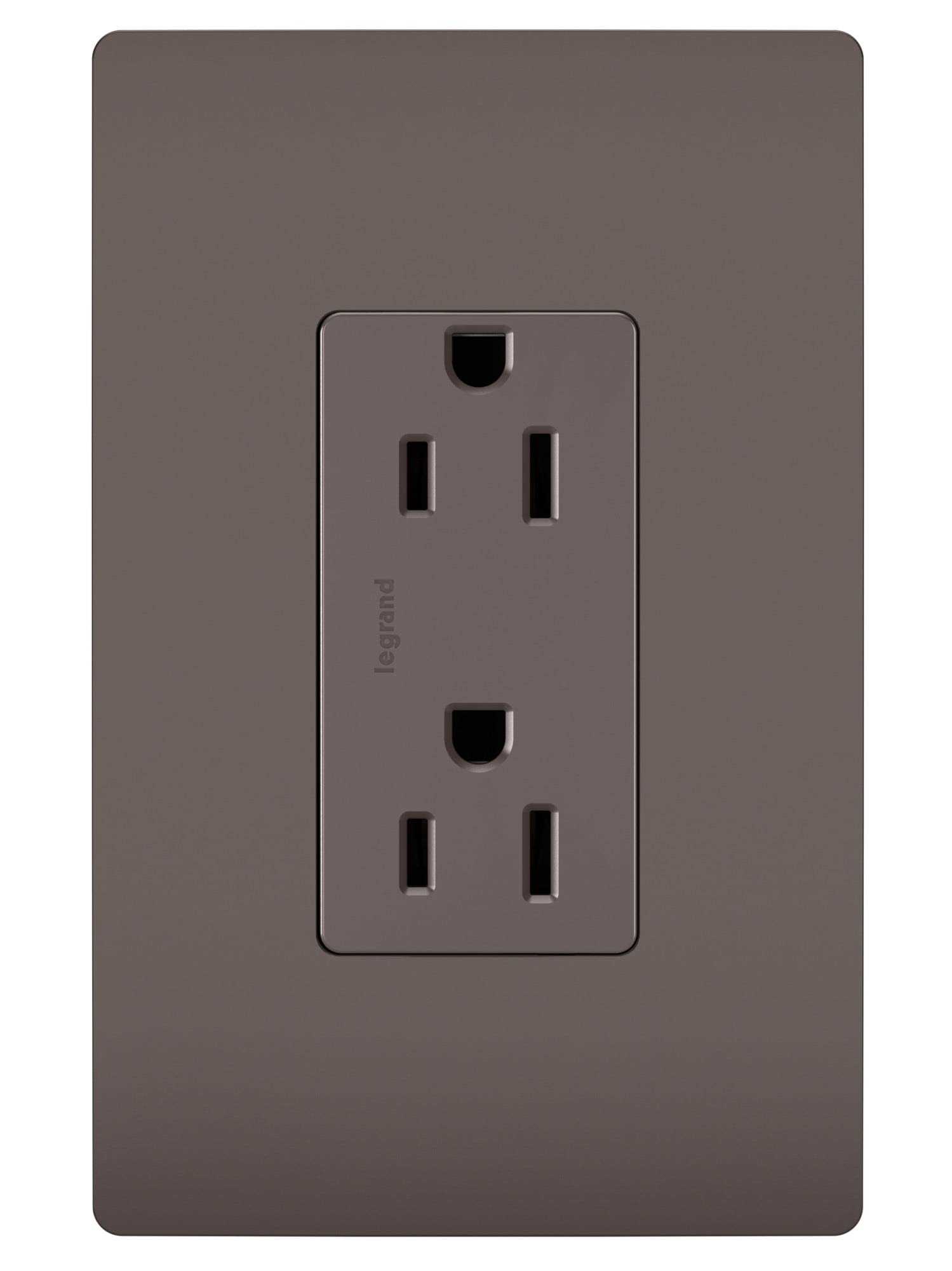 Pass ; Seymour 885-W Sierraplex ; Trademaster ; Decorator Duplex Receptacle - Cheap Fitting