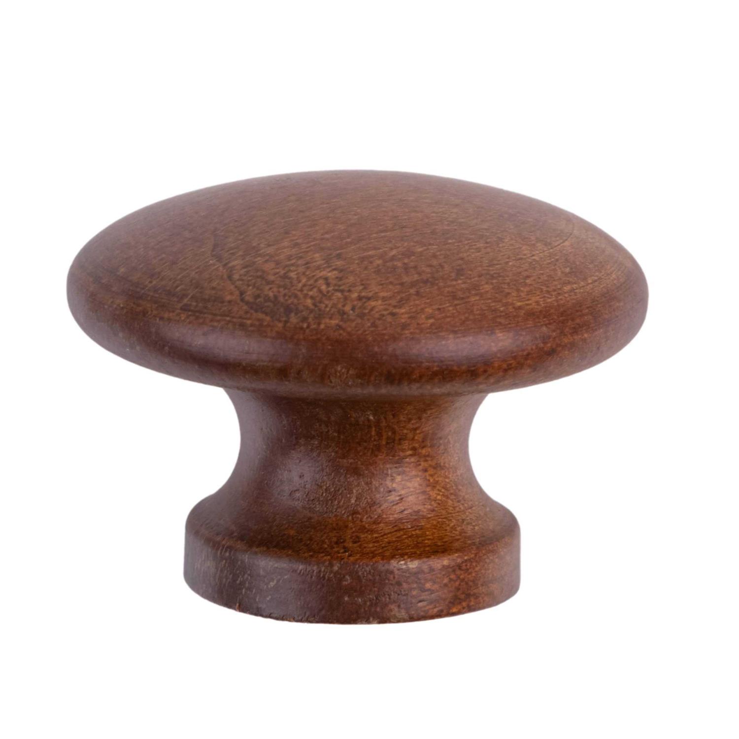 Walnut Wood Drawer Knob - Cheap Fitting