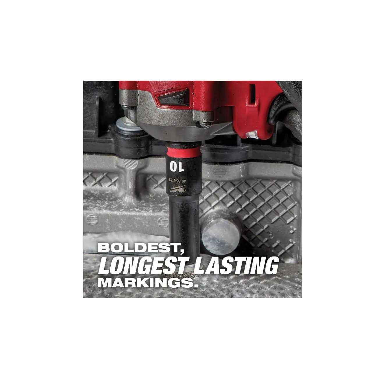 Milwaukee 49-66-7021 8PC SHOCKWAVE Impact Duty 3/8 Drive Metric Deep 6 Point Socket Set - Cheap Fitting