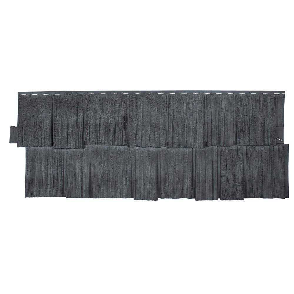 NovikShake 18.8 in. x 48.4 in. HS Hand Split Shake Polymer Siding - Cheap Fitting