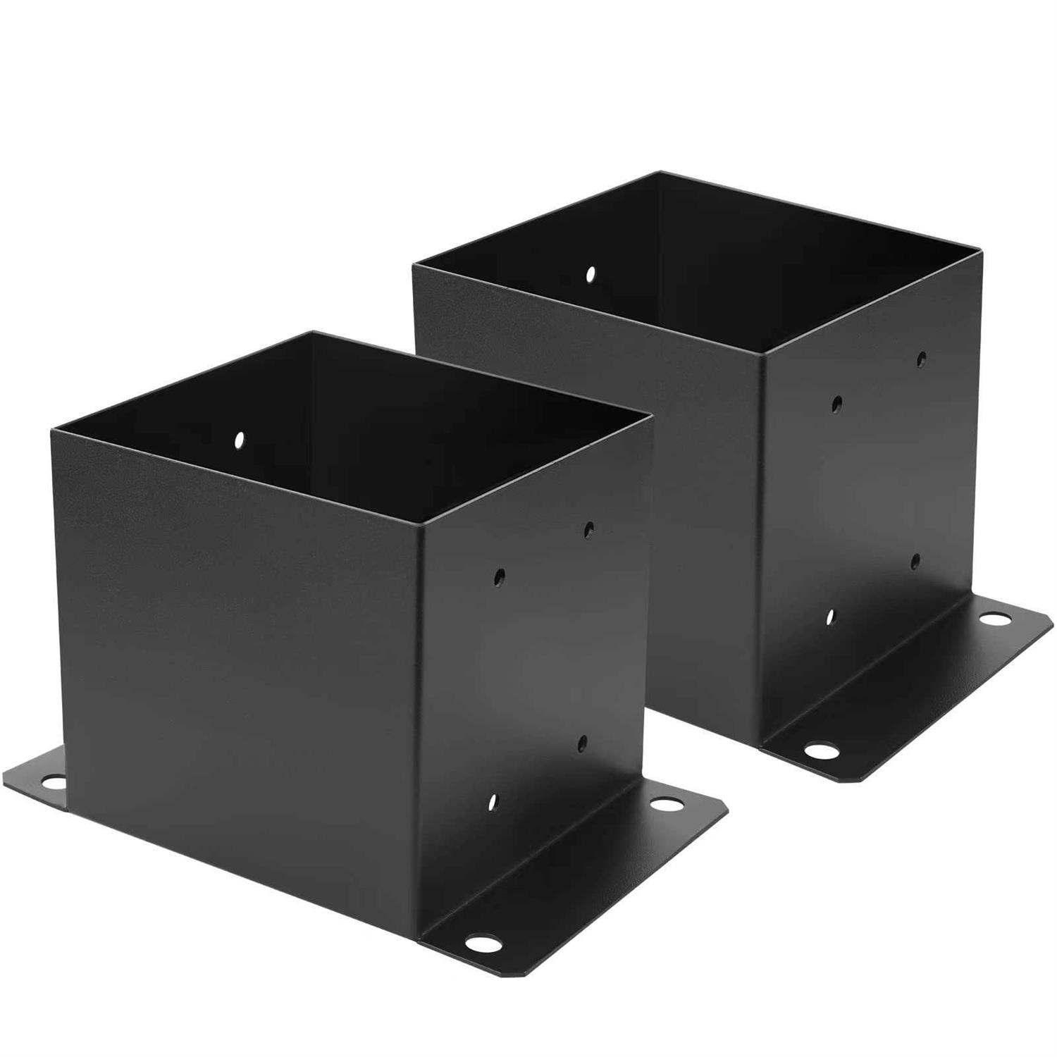 6X 6 Post Base Inner Size 5.6×5.6Deck Post Base,Heavy Duty Metal - Cheap Fitting