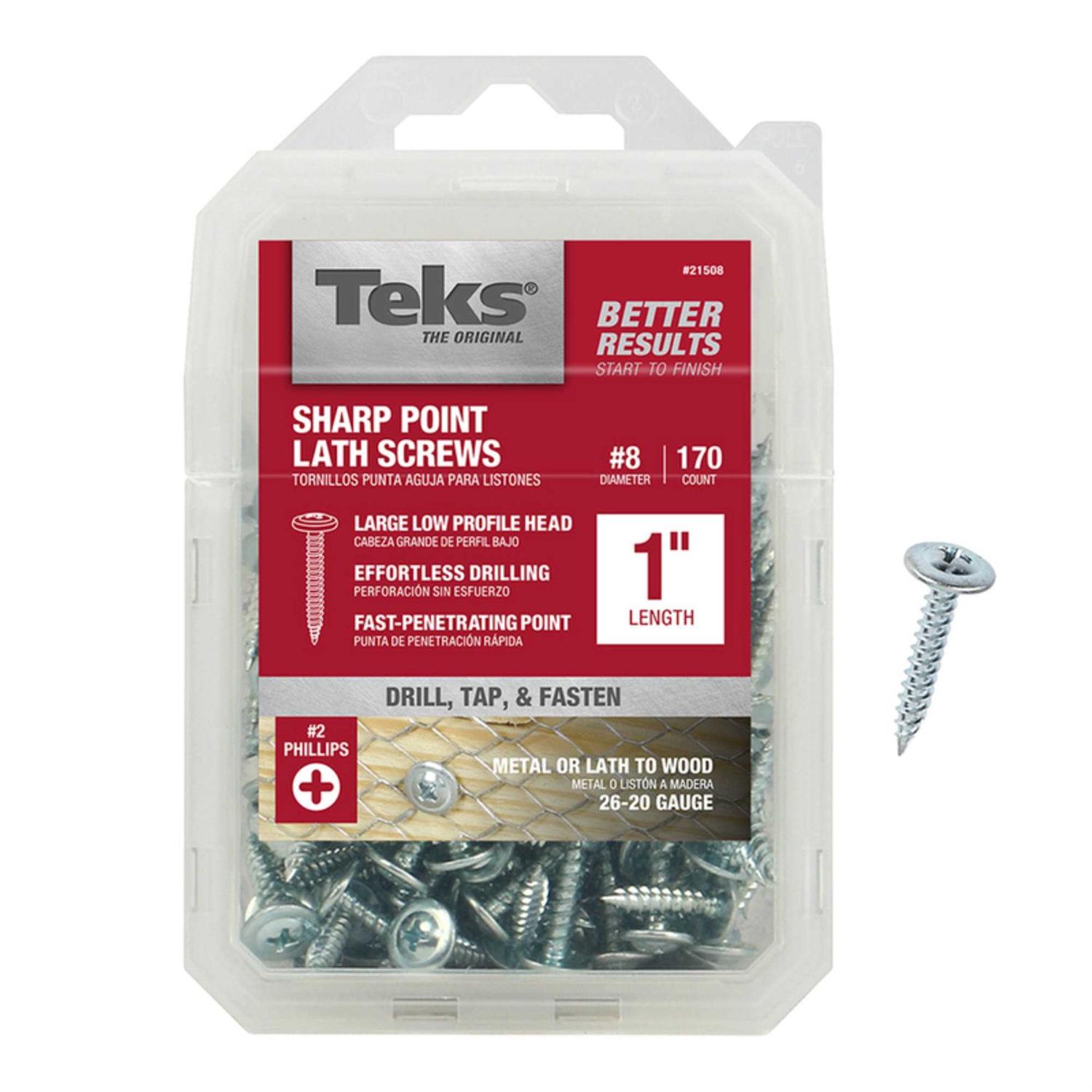 Teks Lath Screws Sharp Point 21508 - Cheap Fitting