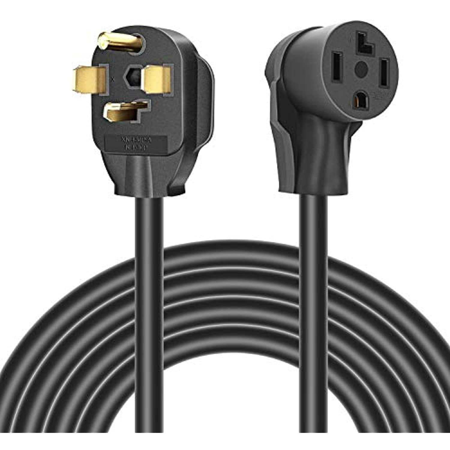 Rophor Dryer Extension Cord 4 Prong, 30 Amp NEMA 14-30P to 14-30R Extension Cord for Dryer Power Extension and EV Charging - Cheap Fitting