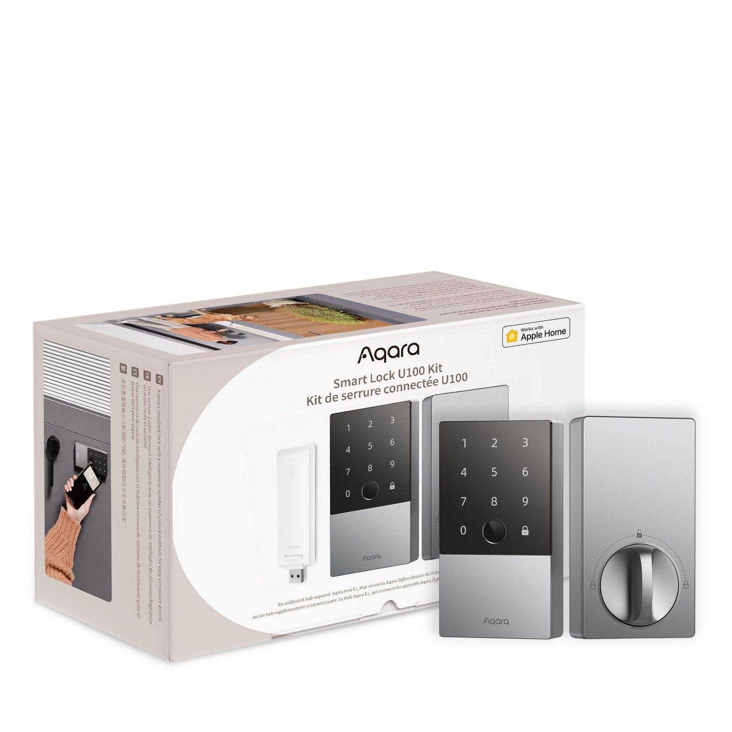 Aqara Smart Lock U100 Fingerprint Door Lock with Apple Home Key - Cheap Fitting