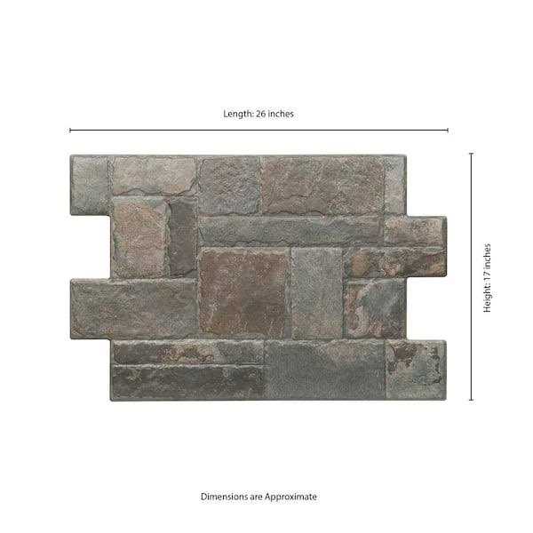 MSI Larkstone 17 in. x 26 in. Matte Porcelain Floor and Wall Tile - Cheap Fitting