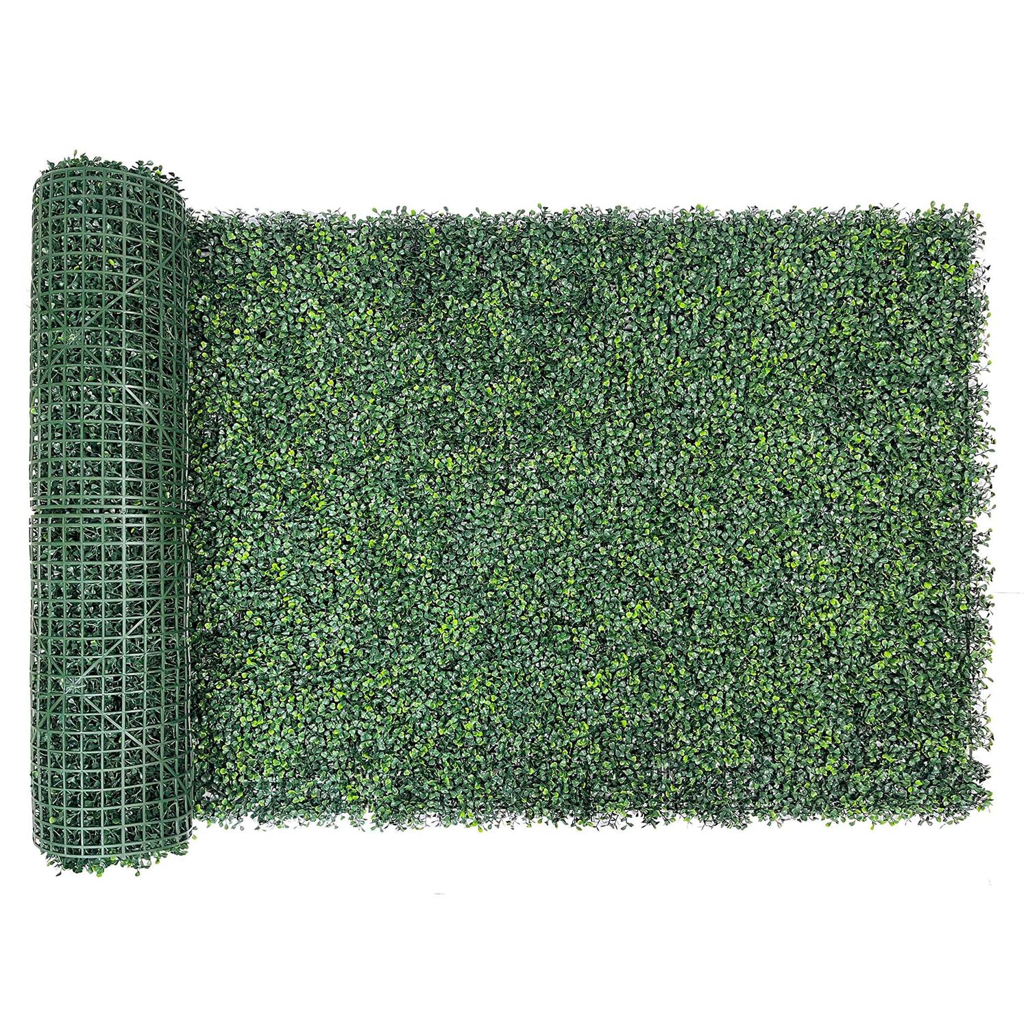 Bybeton Artificial Ivy Privacy Fence Screen Uv-Anti Leaves Grass Wall Patio Balcony - Cheap Fitting