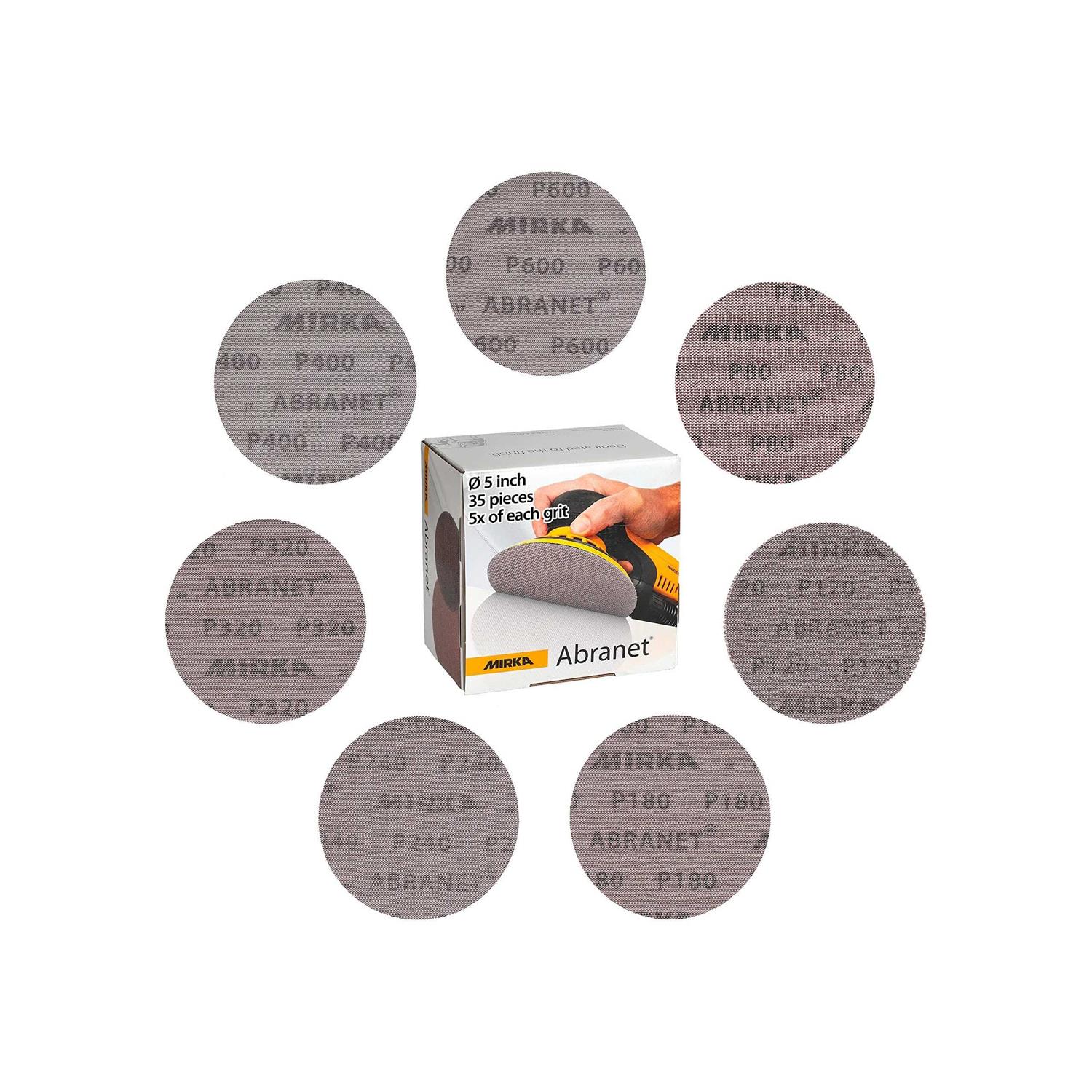 Mirka 9A-232-AP 5 Abrasive Discs - Cheap Fitting