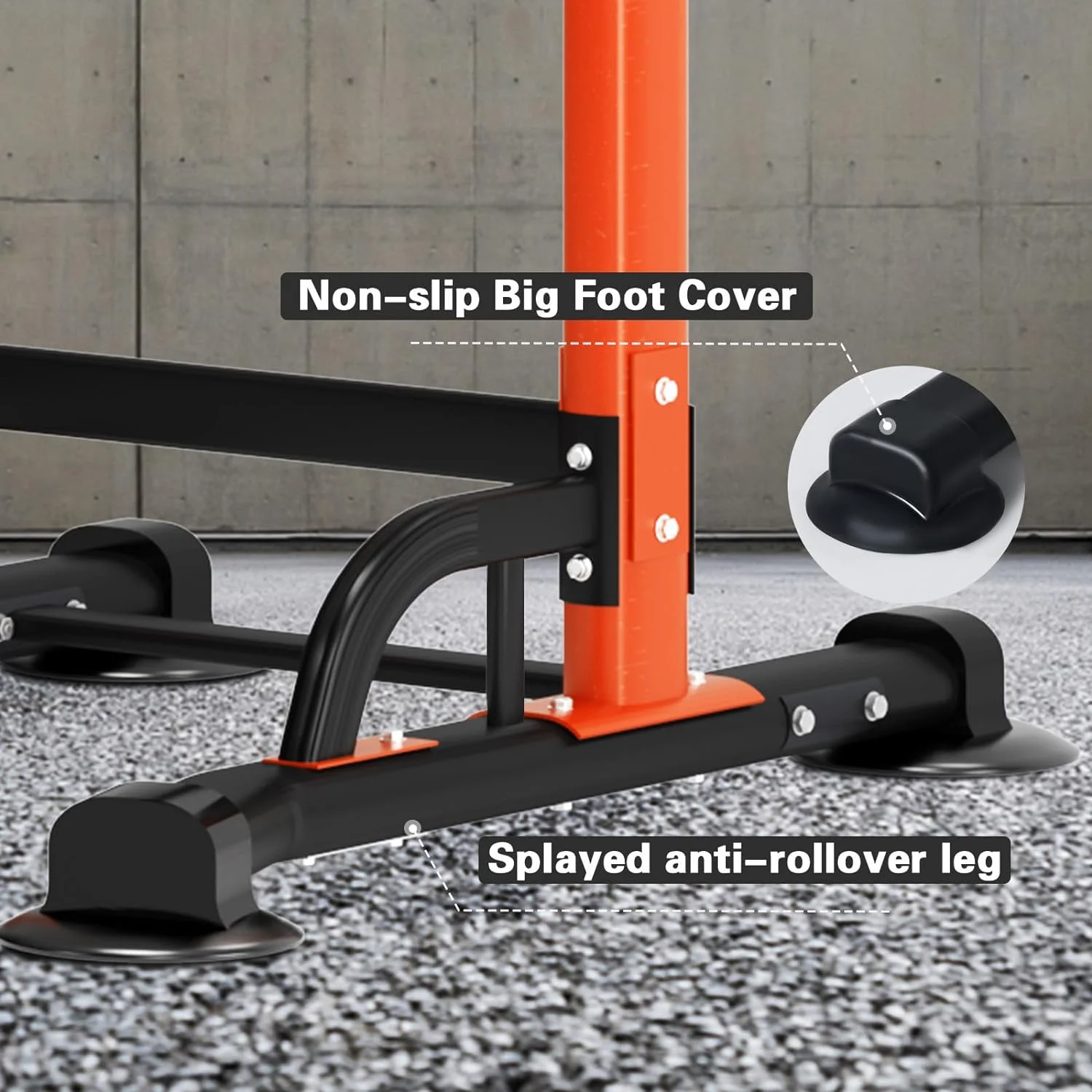 SOGES Height Adjustable Power Tower Dip Stands Pull up Bar Strength Training for Home Gym Black - Cheap Fitting