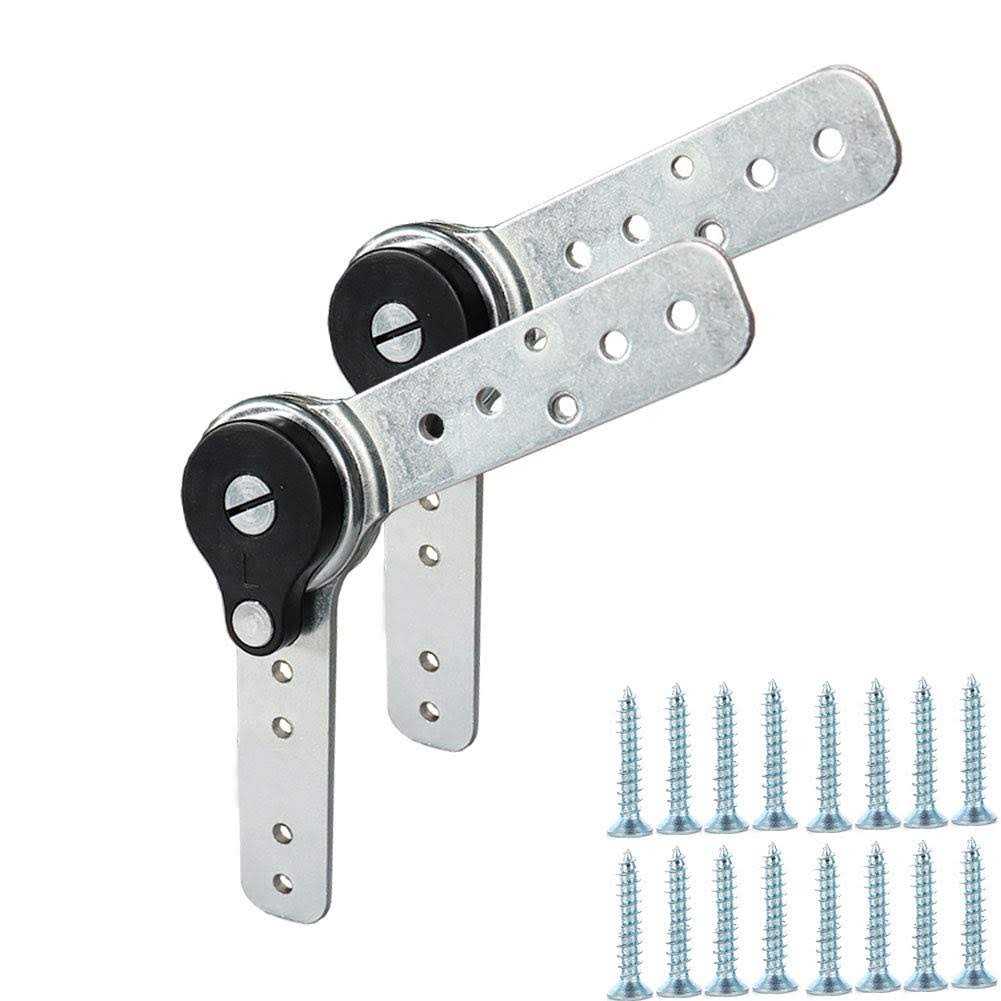 KAIISSA 2 Pack of Furniture Adjustable Angle Hinge Automatic Reset Function Hinge Angle Adjustment Machine Heavy Duty Adjuster Sofa/Bed/Cupboard - Cheap Fitting