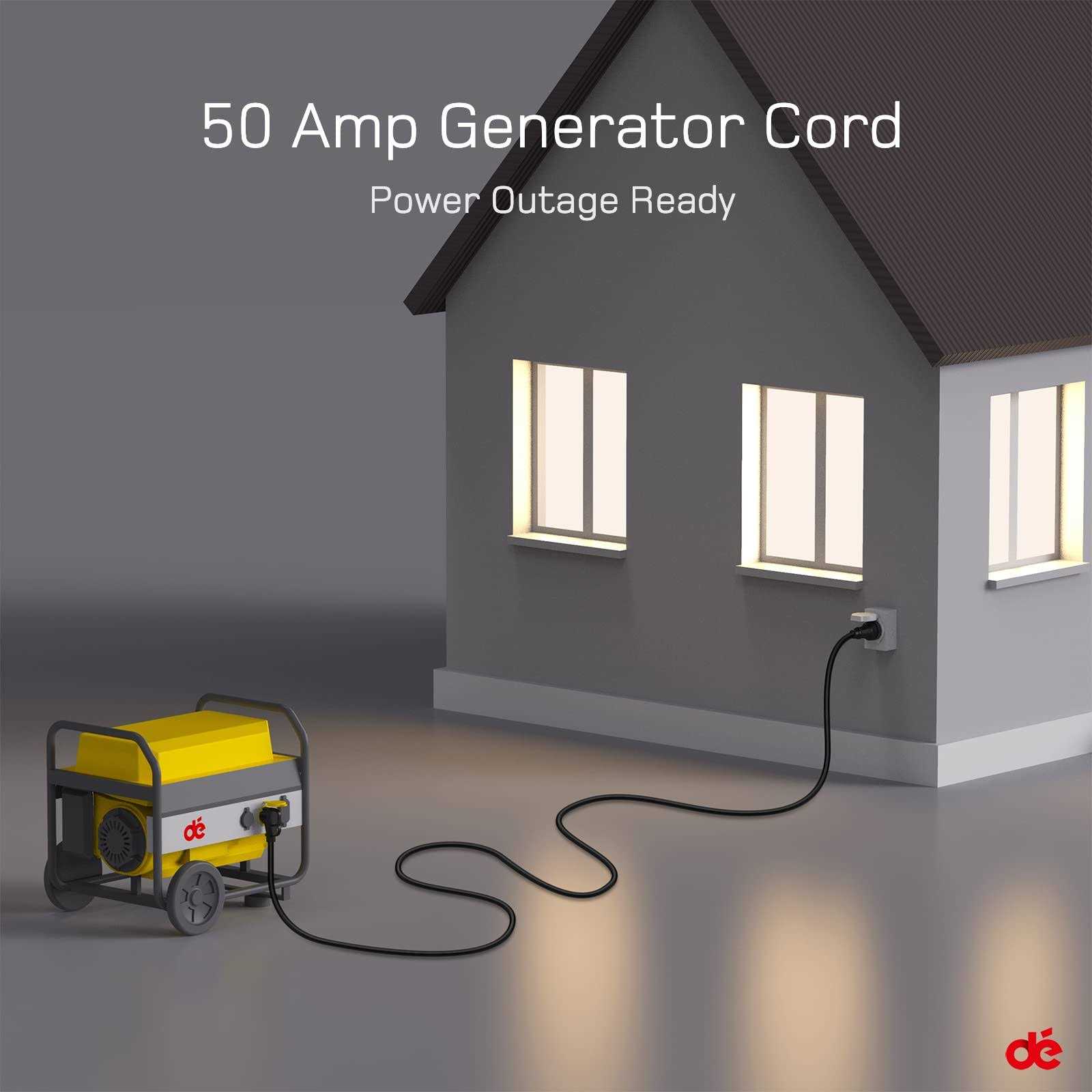 50 Amp Generator Cord D Generator - Cheap Fitting