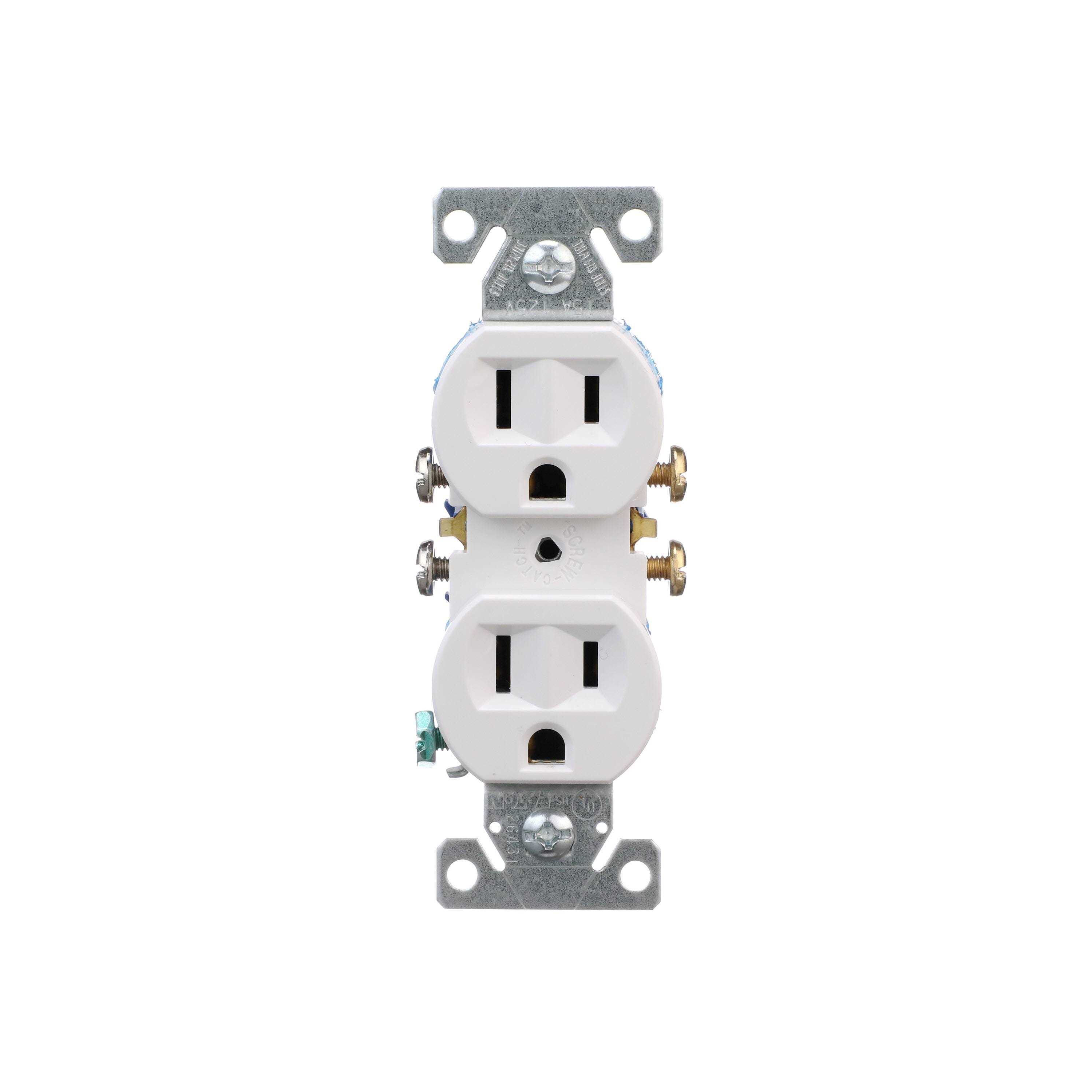 Eaton 15-Amp Residential Duplex Outlet - Cheap Fitting