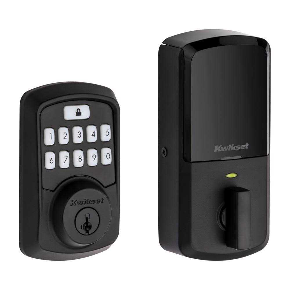 Kwikset Aura Single Cylinder Electronic Bluetooth Keypad Smart Lock Deadbolt featuring SmartKey Security - Cheap Fitting