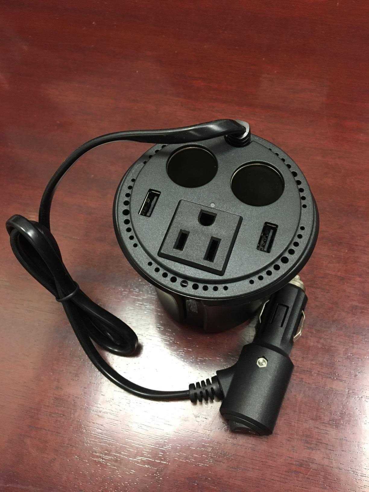 SUPERONE 150W Car Power Inverter DC 12V to 110V 120V Car AC Adapter Inverter 5-in-1 - Cheap Fitting