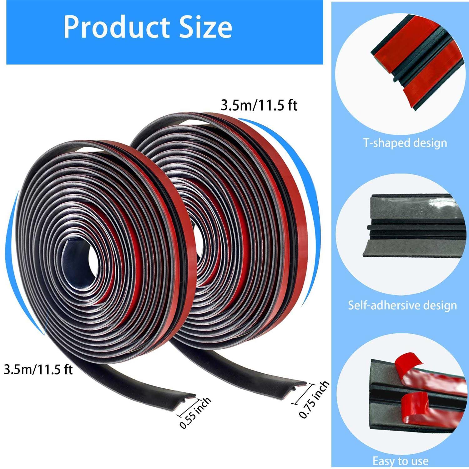 YCooiFo Windshield Rubber Seal T Shape Seal Strip Windshield - Cheap Fitting