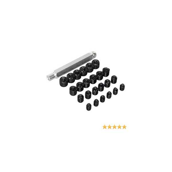 LittleMachineShop.com Transfer Screw Set 1/4 7/16 4 Sizes / 6 Screws Each & Wrench/Holder - Cheap Fitting