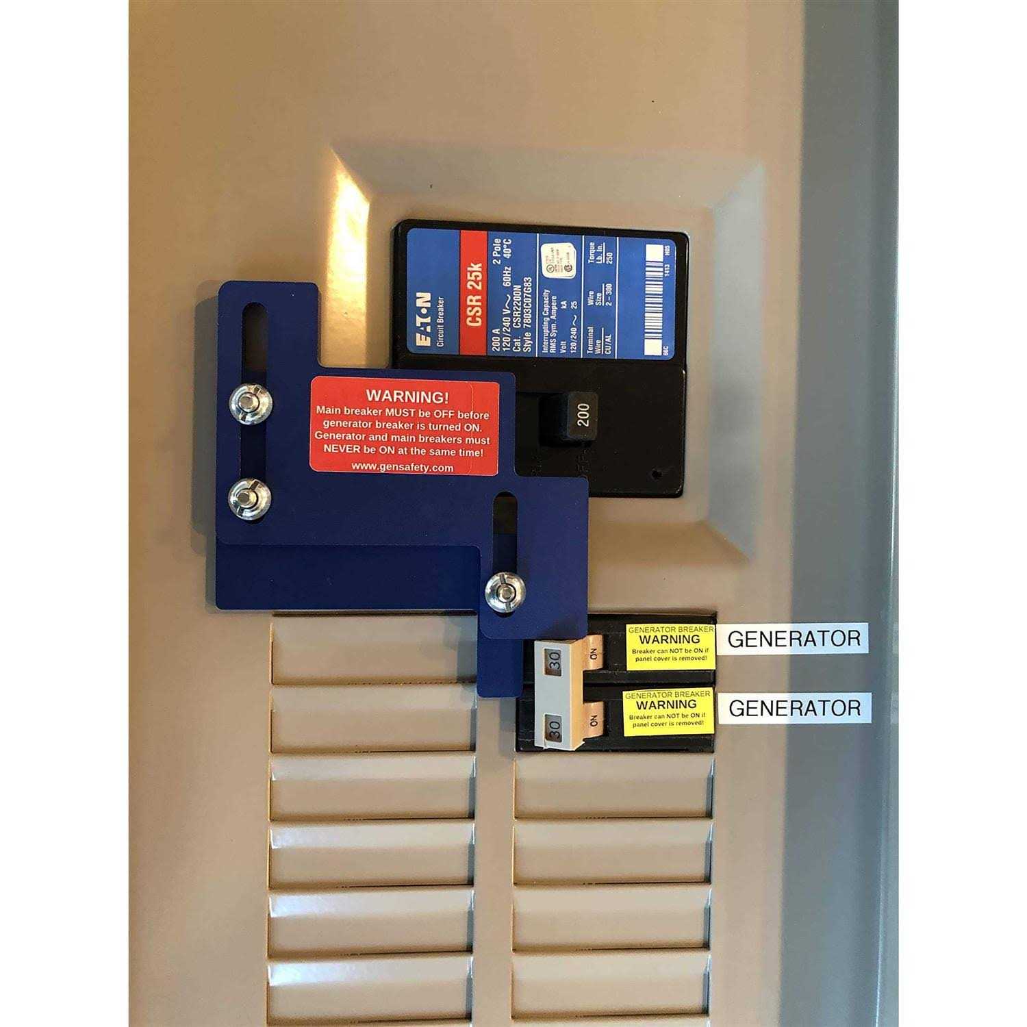 EATON/CUTLER HAMMER TYPE CH 150 & 200 AMP PANEL GENERATOR BREAKER INTERLOCK KIT - Cheap Fitting