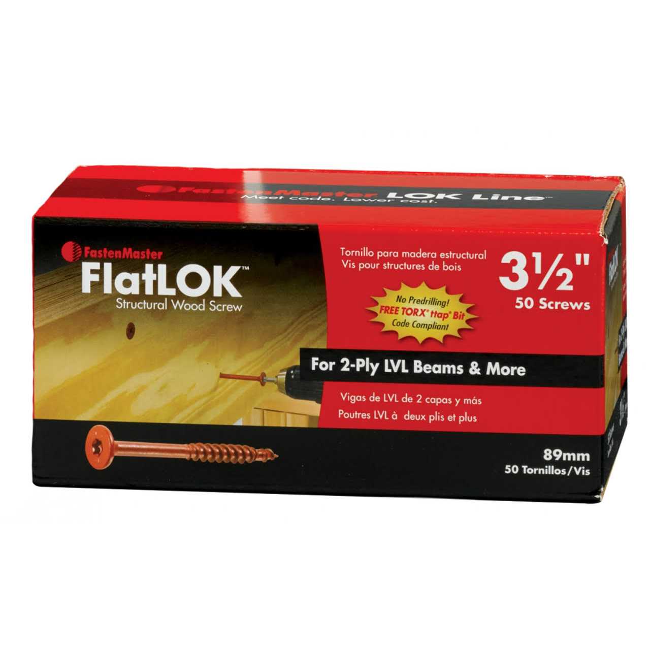 FastenMaster FlatLok Structural Wood Screw - Cheap Fitting