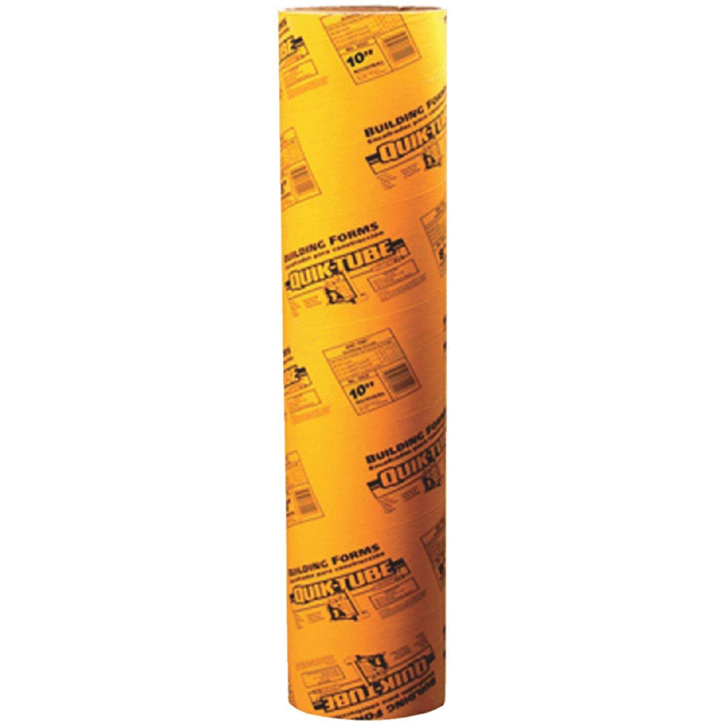 Quikrete Quik-Tube 10 in. x 48 in. Building Form - Cheap Fitting