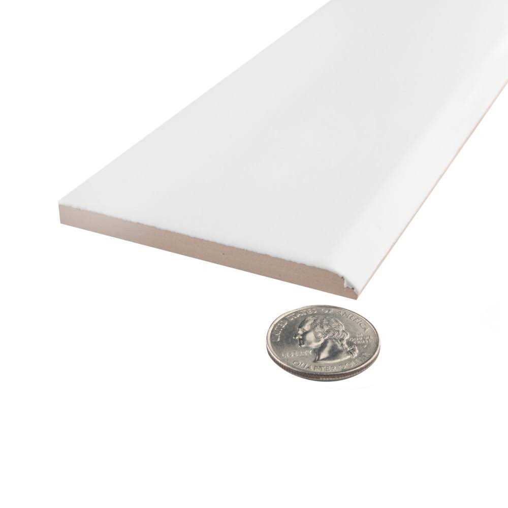 Merola Tile Battiscopa 13 x 3 Ceramic Bullnose Tile Trim - Cheap Fitting