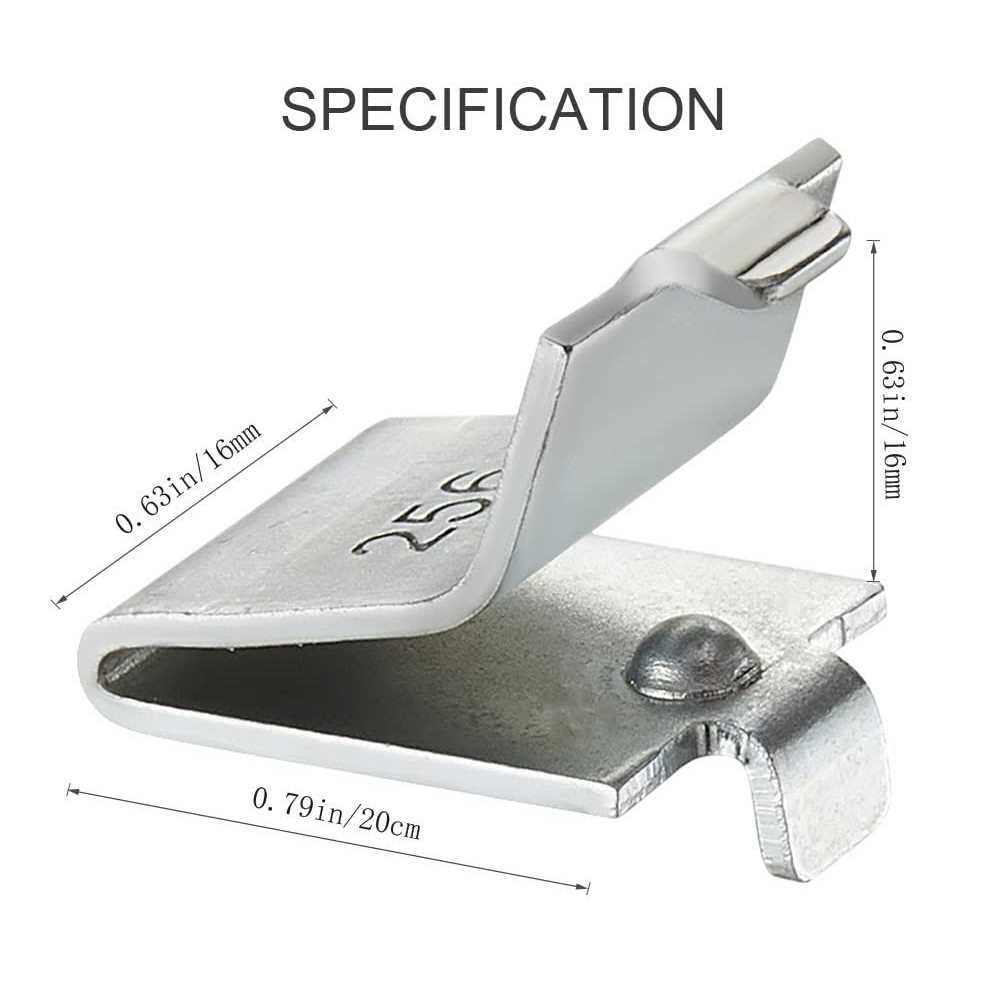 Hosrnovo Shelf Clips Adjustable Supports Clip for 255 Standard Pilaster - Cheap Fitting